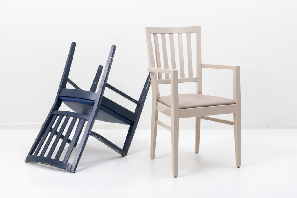 Uudelleenkäsitellyt kalusteet